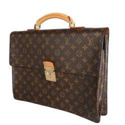 Pre Owned Louis Vuitton Monogram Canvas Robusto Briefcase