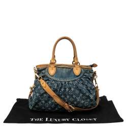 مملوكة مسبقًا حقيبة لوي فيتون نيو كابي دنيم مونوغرامي أزرق MM