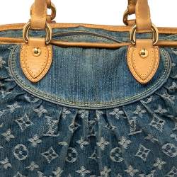 مملوكة مسبقًا حقيبة لوي فيتون نيو كابي دنيم مونوغرامي أزرق MM