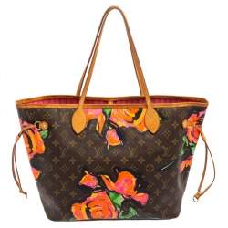 Louis Vuitton Monogram Canvas Limited Edition Stephen Sprouse Roses Neverfull MM Bag