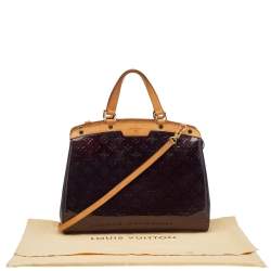 Louis Vuitton Amarante Monogram Vernis Patent Leather And Leather Brea GM Bag