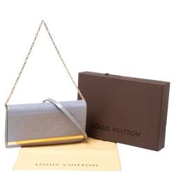 Pre Owned حقيبة كلتش لوي فيتون انا  فيرنيه مونوغرامية بنفسيجي فاتح