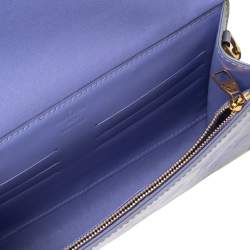 Pre Owned حقيبة كلتش لوي فيتون انا  فيرنيه مونوغرامية بنفسيجي فاتح