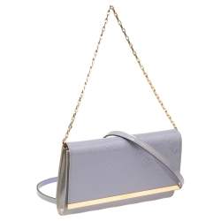 Pre Owned حقيبة كلتش لوي فيتون انا  فيرنيه مونوغرامية بنفسيجي فاتح