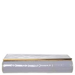 Pre Owned حقيبة كلتش لوي فيتون انا  فيرنيه مونوغرامية بنفسيجي فاتح