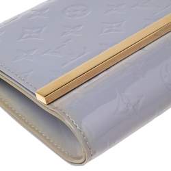 Pre Owned حقيبة كلتش لوي فيتون انا  فيرنيه مونوغرامية بنفسيجي فاتح