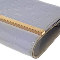 Pre Owned حقيبة كلتش لوي فيتون انا  فيرنيه مونوغرامية بنفسيجي فاتح