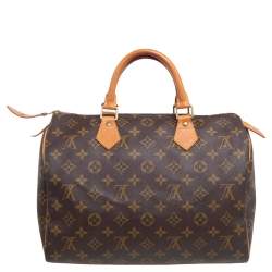 Pre Owned Louis Vuitton Monogram Canvas Speedy 30 Bag