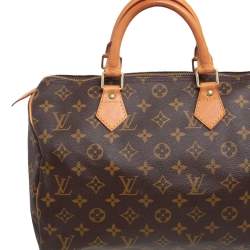 Pre Owned Louis Vuitton Monogram Canvas Speedy 30 Bag