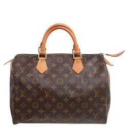Pre Owned Louis Vuitton Monogram Canvas Speedy 30 Bag