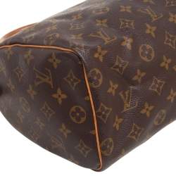 Pre Owned Louis Vuitton Monogram Canvas Speedy 25 Bag