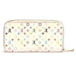 Pre Owned Louis Vuitton Monogram Multicolore Canvas Zippy Wallet