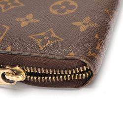 Pre Owned Louis Vuitton Monogram canvas Zippy Wallet