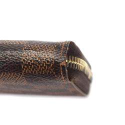 Pre Owned Louis Vuitton Damier Ebene Canvas Zippy Wallet