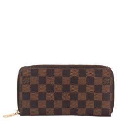 Louis Vuitton, Bags, Ca16 Louis Vuitton Damier Ebene Zippy Wallet