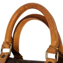 Pre Owned Louis Vuitton Monogram Canvas Mini HL Speedy Bag