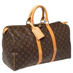Louis Vuitton Monogram Canvas Keepall 45 Bag