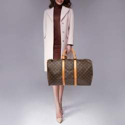 Louis Vuitton Monogram Canvas Keepall 50 Bag