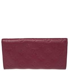 مملوكة مسبقًا Louis Vuitton Aurore Monogram Empreinte Leather Curieuse Wallet