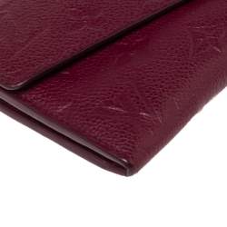 مملوكة مسبقًا Louis Vuitton Aurore Monogram Empreinte Leather Curieuse Wallet