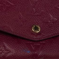 مملوكة مسبقًا Louis Vuitton Aurore Monogram Empreinte Leather Curieuse Wallet