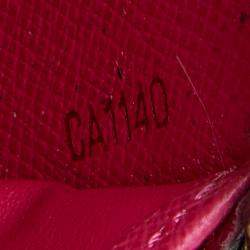 Pre Owned محفظة لوي فيتون سحاب كانفاس مونوغرامية متعددة الألوان سوداء