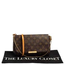 Pre Owned حقيبة لوي فيتون فافوريت كانفاس مونوغرامي متوسطة