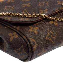 Pre Owned حقيبة لوي فيتون فافوريت كانفاس مونوغرامي متوسطة