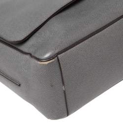 Pre Owned حقيبة لوي فيتون رومان جلد تايغا رصاصي GM