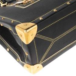 Pre Owned حقيبة لوي فيتون لو فابولوس جلد سوهالي سوداء