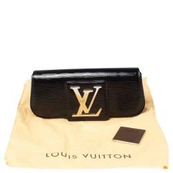مملوكة مسبقًا Louis Vuitton Black Electric Epi Leather Sobe Clutch