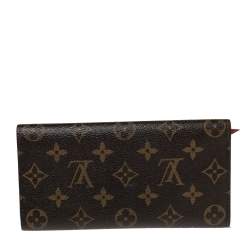 Pre Owned Louis Vuitton Monogram Canvas Envelope Josephine Wallet
