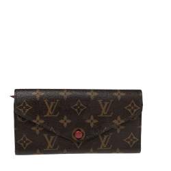 Louis Vuitton Josephine Wallet Monogram Fuschia Lining