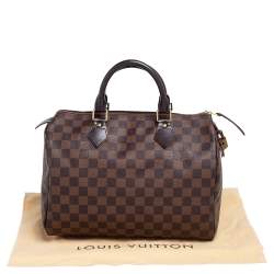 Pre Owned حقيبة لوي فيتون "سبيدي 30" كانفاس دامييه إيبين