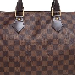 Pre Owned حقيبة لوي فيتون "سبيدي 30" كانفاس دامييه إيبين