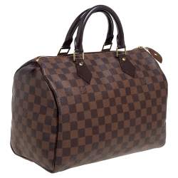 Pre Owned حقيبة لوي فيتون "سبيدي 30" كانفاس دامييه إيبين