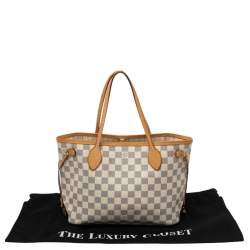 Louis Vuitton Damier Azur Canvas Neverfull PM Bag