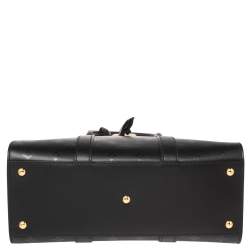 Pre Owned Louis Vuitton Black Monogram Embossed Leather Very Bag