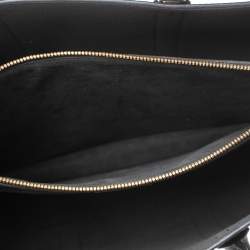 Pre Owned Louis Vuitton Black Monogram Embossed Leather Very Bag