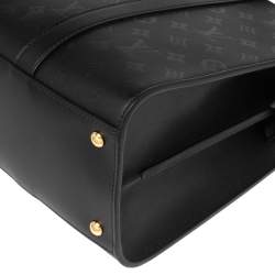 Pre Owned Louis Vuitton Black Monogram Embossed Leather Very Bag