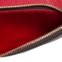 Pre Owned Louis Vuitton Damier Ebene Canvas Victorine Wallet