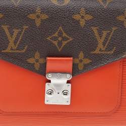 مملوكة مسبقًا Louis Vuitton Piment Epi Leather And Monogram Canvas Marie Rose Clutch Wallet