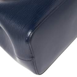 Pre Owned حقيبة لوي فيتون نيو نيو جلد إيبي أزرق داكن 