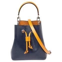 Louis Vuitton Blue & Green Epi Leather NeoNoe BB Shoulder Bag