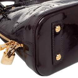 مملوكة مسبقًا Louis Vuitton Amarante Monogram Vernis Alma BB Bag