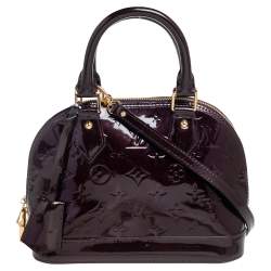 مملوكة مسبقًا Louis Vuitton Amarante Monogram Vernis Alma BB Bag