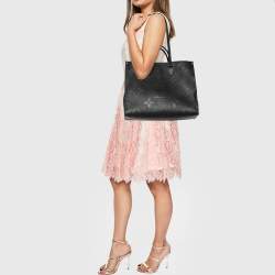 Pre Owned حقيبة لوي فيتون اونتيغو جلد مطبوع مونوغرامي أسود متوسطة