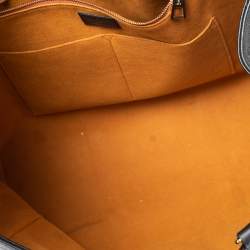 Pre Owned حقيبة لوي فيتون اونتيغو جلد مطبوع مونوغرامي أسود متوسطة