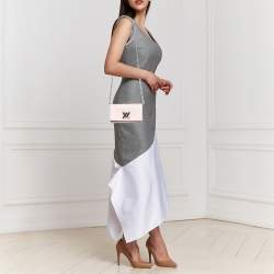 Pre Owned محفظة لوي فيتون تويست جلد إيبي بالرين وردي بسلسلة 