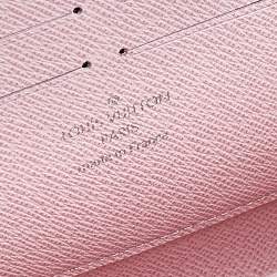 Pre Owned محفظة لوي فيتون تويست جلد إيبي بالرين وردي بسلسلة 